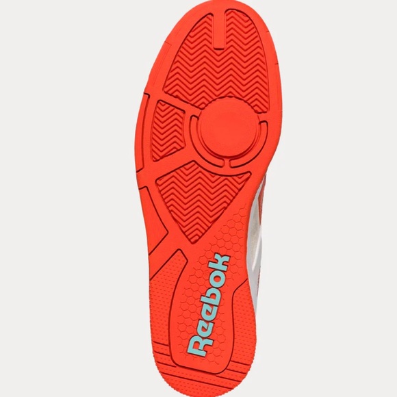 Reebok BB4000 in nimbus cloud / orange LTD Mens 9.5 - Picture 7 of 8